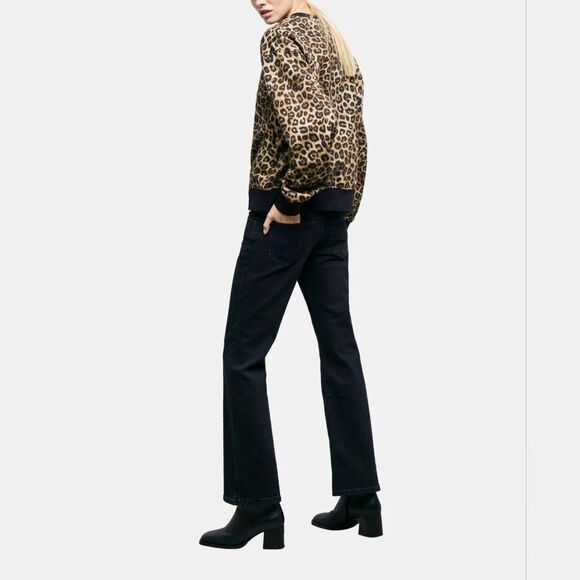 NWT The Kooples Black Boot Cut Jeans Sz 28 - Picture 4 of 8